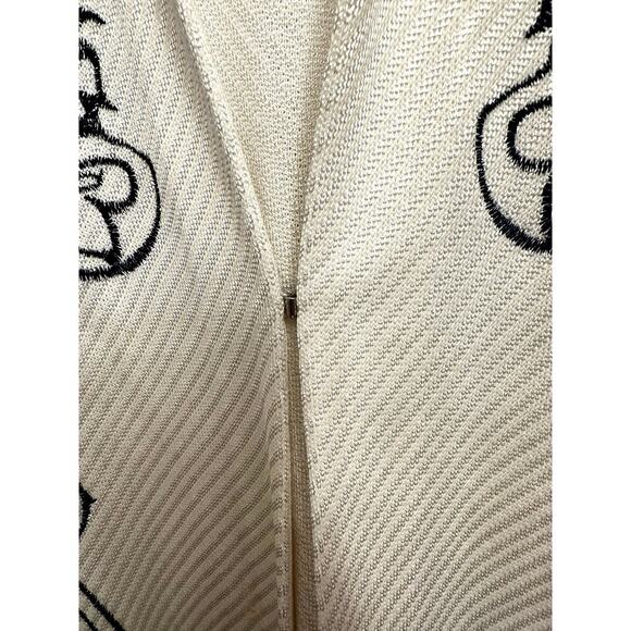 Misook White Embroidered Art Jacket Women’s Sz. L Sophisticated Versatile - Picture 5 of 11